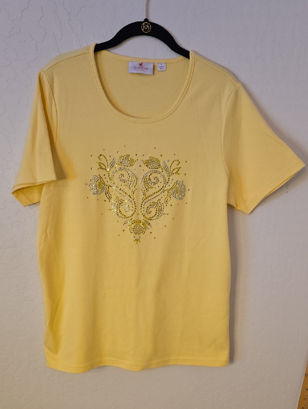 Quacker Factory Bejeweled Scoop-Neck